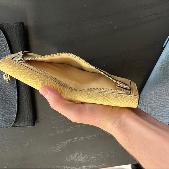THREE Coach Wallets (yellow, blue, and black) - Picture 5 of 5